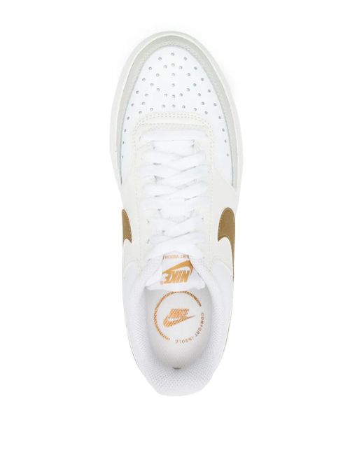 Nike White Court Vision Alta Sneakers