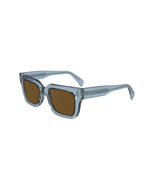 Paul Smith Blue Kenton Square-Frame Sunglasses