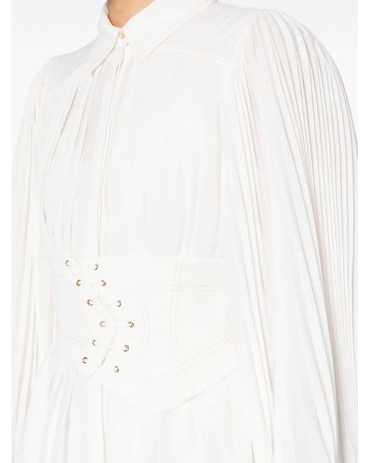 Vestido Airlie plisado Acler de color White