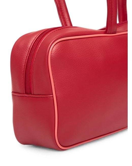 Adidas Red Adicolor Elongated Airliner Shoulder Bag
