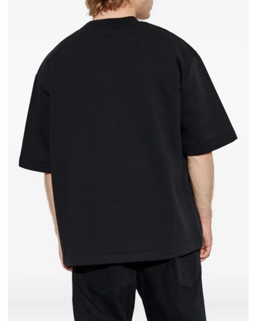 DSquared² Black Logo-Print T-Shirt for men