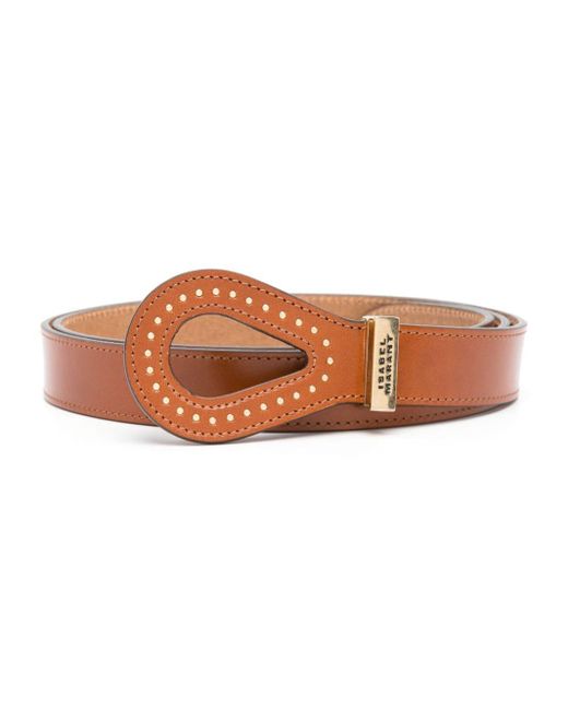 Isabel Marant Brown Brindi Leather Belt
