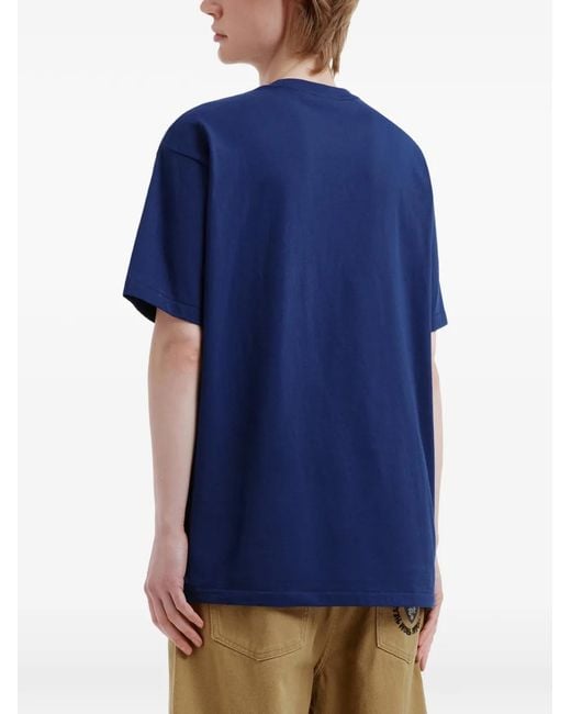 Chocoolate Blue T-Shirt À Poche Poitrine for men