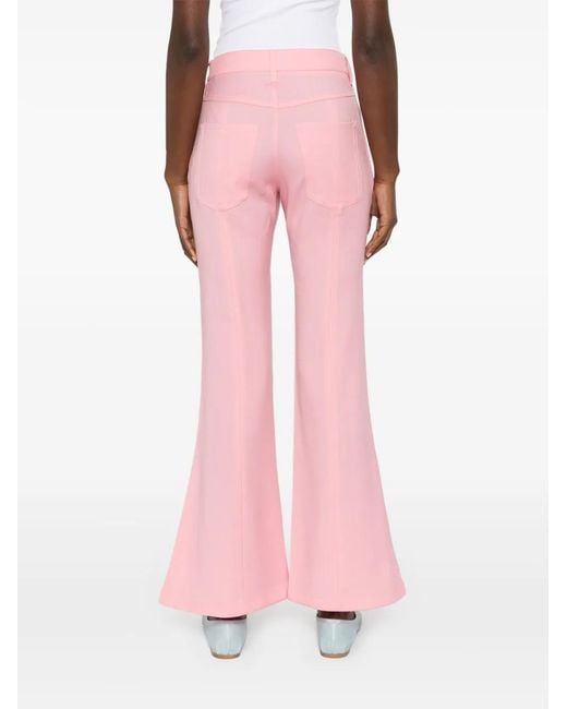 Marni Flared Broek in het Pink