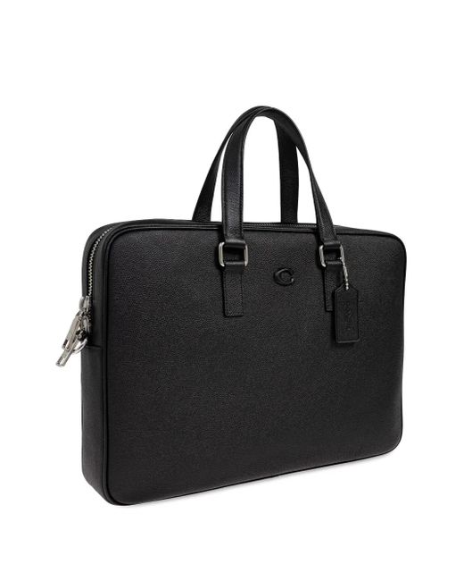 COACH Black Briefcase 'Caden' for men