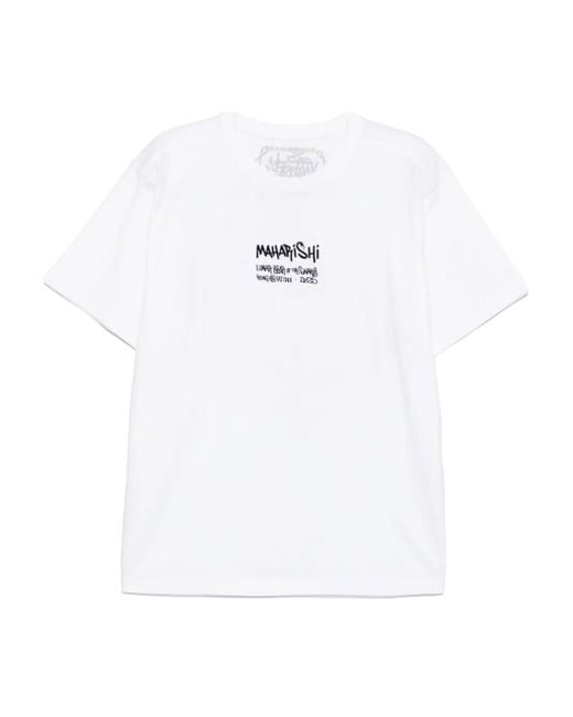 Maharishi White Kay One Year Of The Snake T-Shirt for men