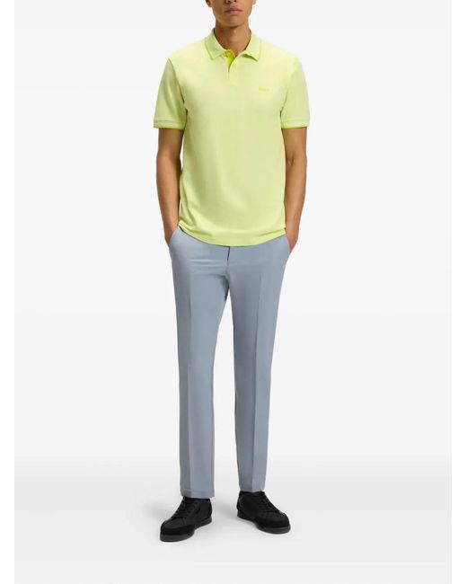 Boss Yellow Polo Polo Shirt for men