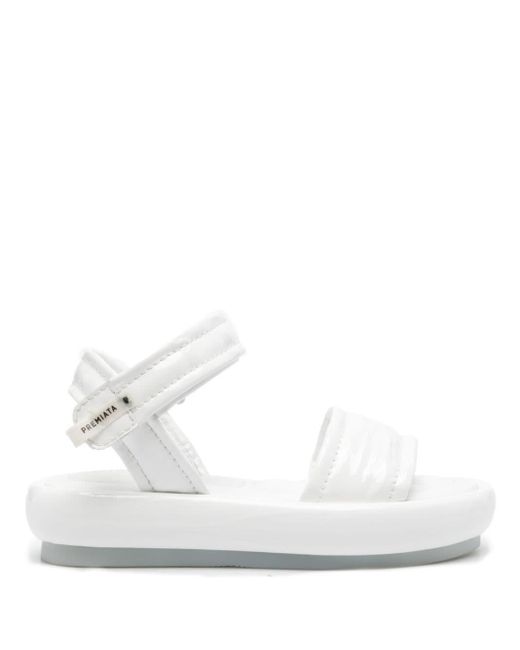 Premiata Glanzende Sandalen in het White