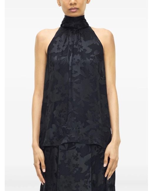 Adam Lippes Blue Giulia Top