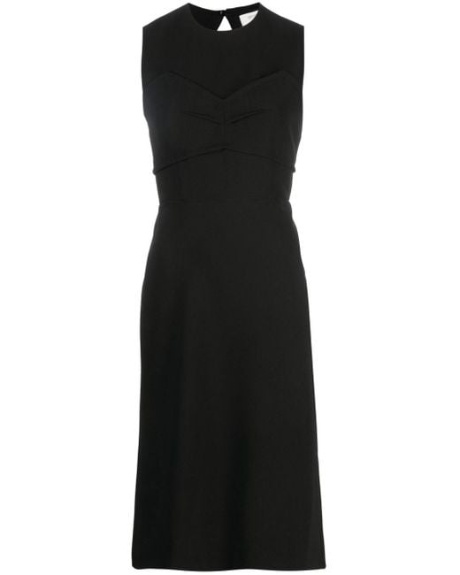 Sportmax Black Open-back Sleeveless Dress