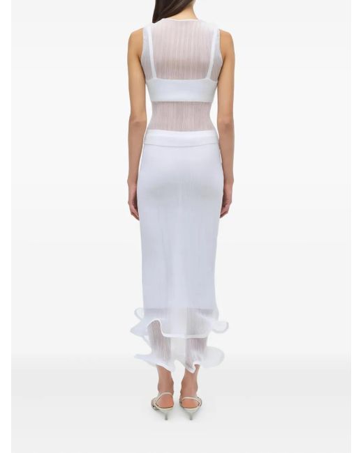 Jonathan Simkhai White Kelso Skirt