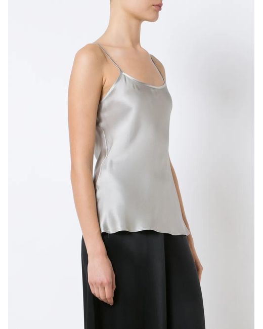 Voz White Liquid Camisole