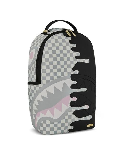 Sprayground Black Shadow Drip Backpack for men