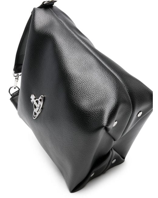 Vivienne Westwood Black Medium Sam Crossbody Bag