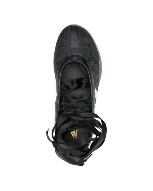 Adidas Black Taekwondo Mei Ballet Three-Stripe Sneakers