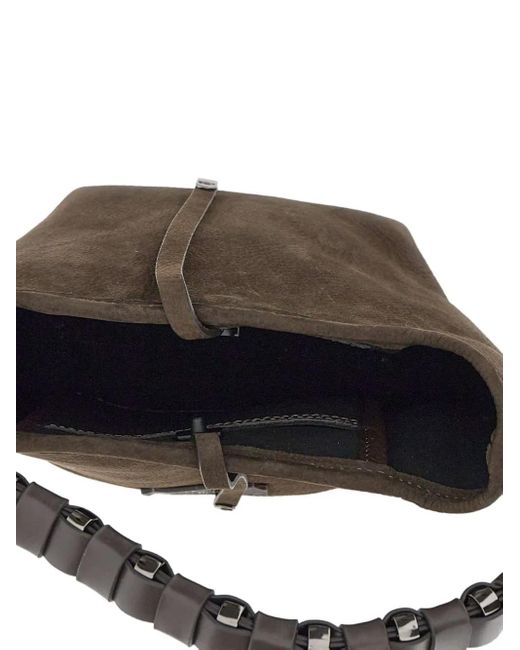 Gianni Chiarini Brown Chain-Handle Shoulder Bag