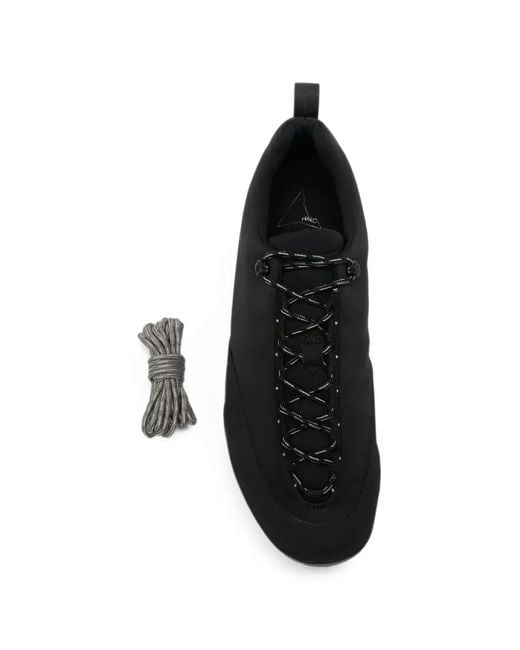 Sneakers Con Inserti E Logo di Roa in Black da Uomo
