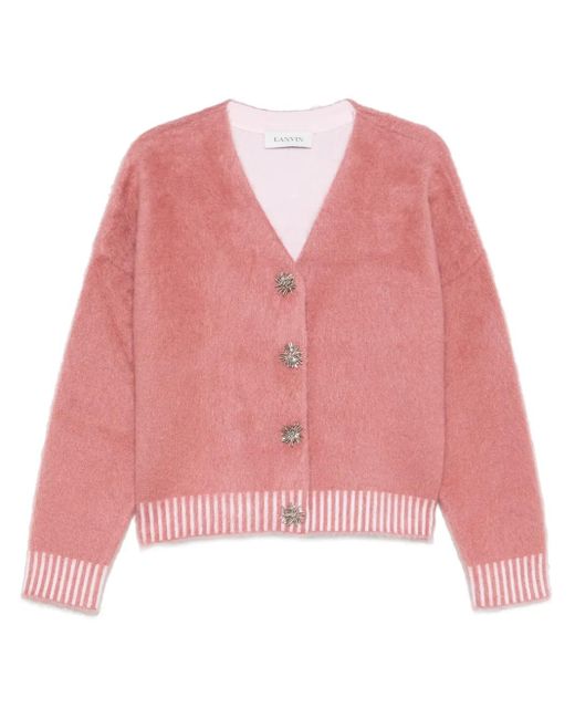Lanvin ブラッシュド カーディガン Pink
