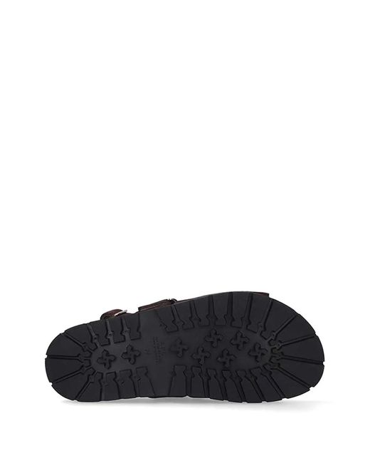 A.P.C. Brown Suede Flat Sandals