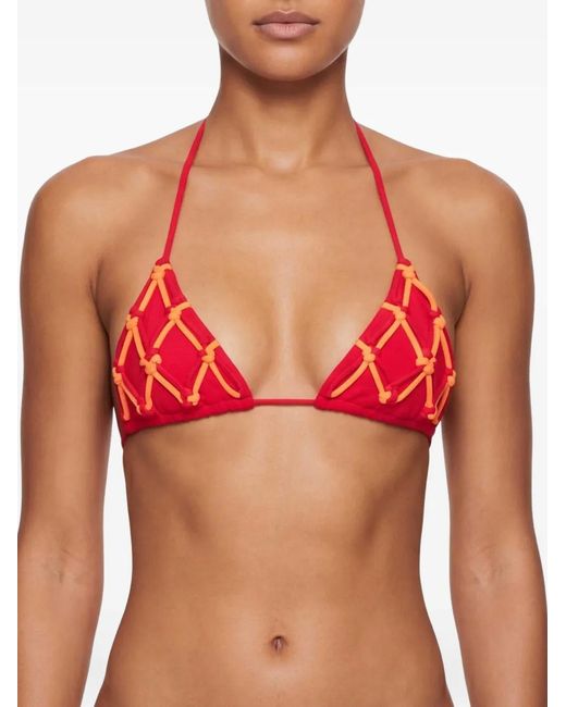 Isa Boulder Red Isa Bikini Top