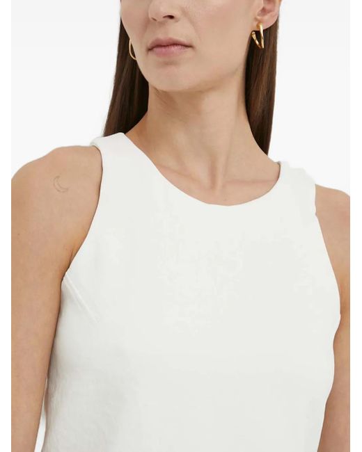 Drykorn Racerback Top Met Katoenblend in het White