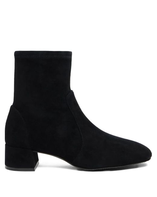 Stuart Weitzman Black 50Mm Maeve Ankle Boots