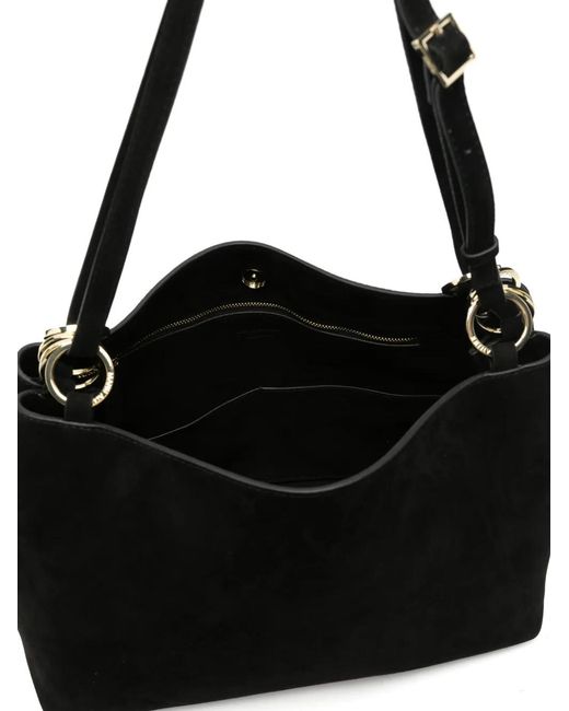 MANU Atelier Black Eterno Leather Shoulder Bag