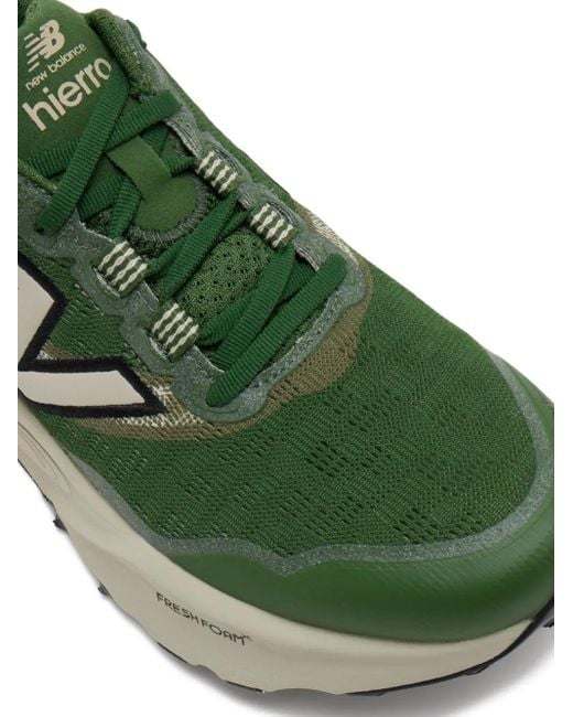 New Balance Green 'Fresh Foam X Hierro V9' Sneakers for men