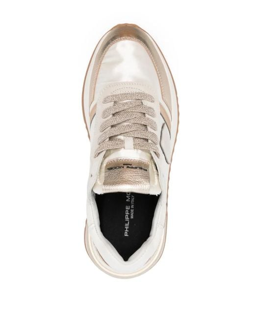 Philippe Model White Flat Shoes