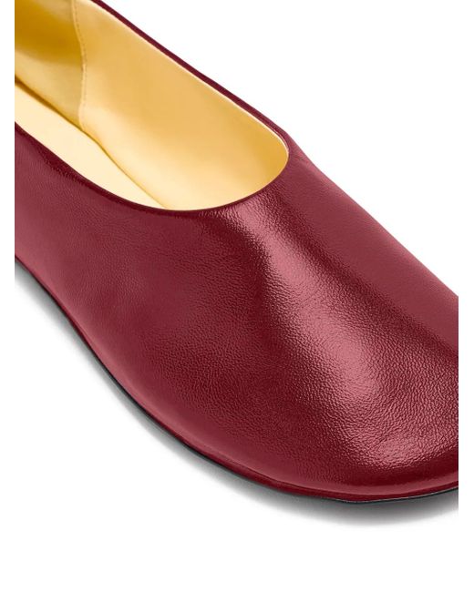 Proenza Schouler Red Glove Ballet Flats
