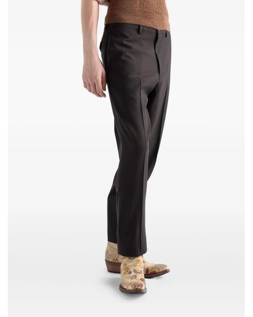 メンズ Prada ウールパンツ Black