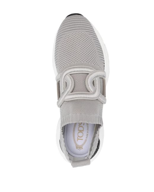 Tod's White Sport Run Low-Top Sneakers