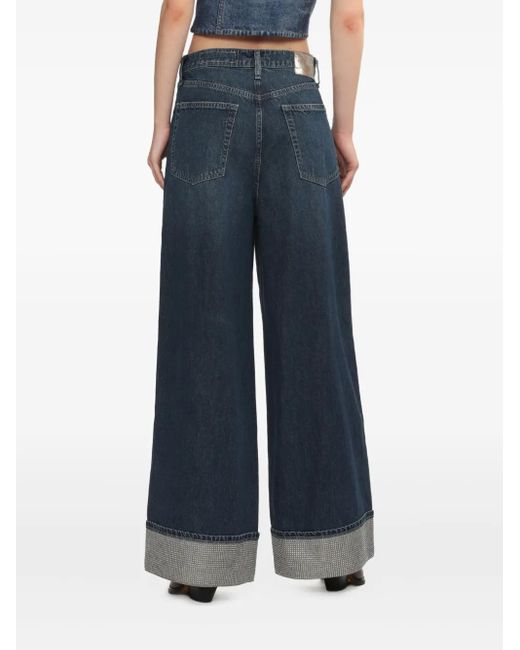 Jean Ample Sofie À Ornements Rag & Bone en coloris Blue