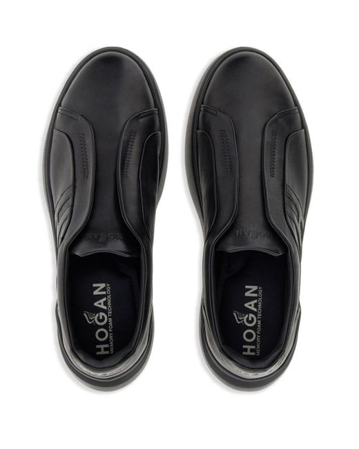Hogan Black H580 Slip-on Sneakers for men