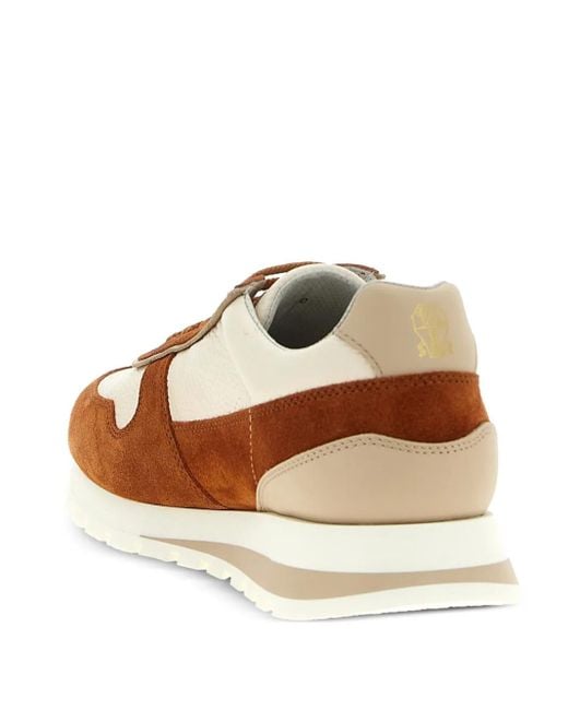 Brunello Cucinelli Sneakers aus Wildleder in Brown für Herren