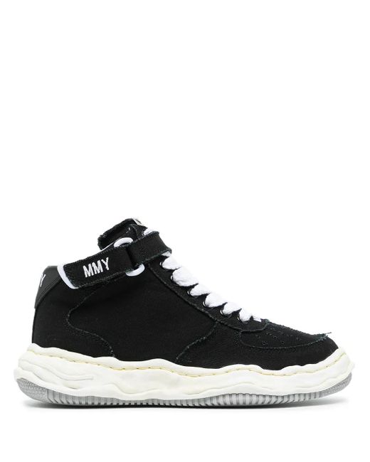 Maison Mihara Yasuhiro Black Wayne High-Top Sneakers