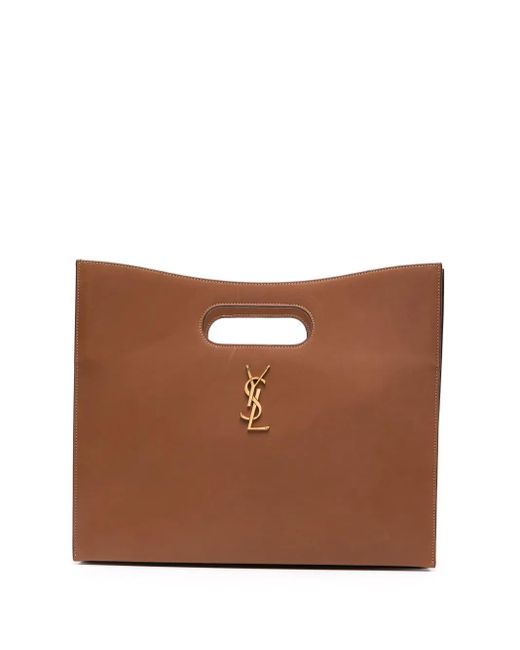 Saint Laurent Brown Junon Tote Bag