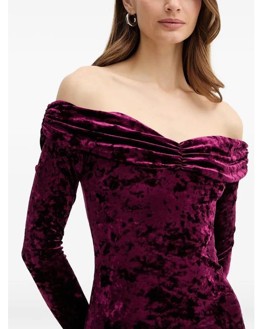 Guess Red Off-Shoulder Mini Dress