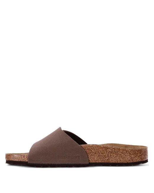 Birkenstock Catalina Leren Slippers in het Brown