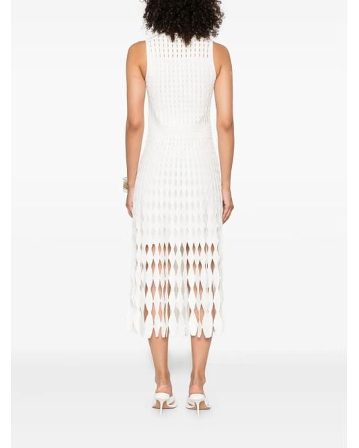 Jonathan Simkhai White Zyla Midi Dress