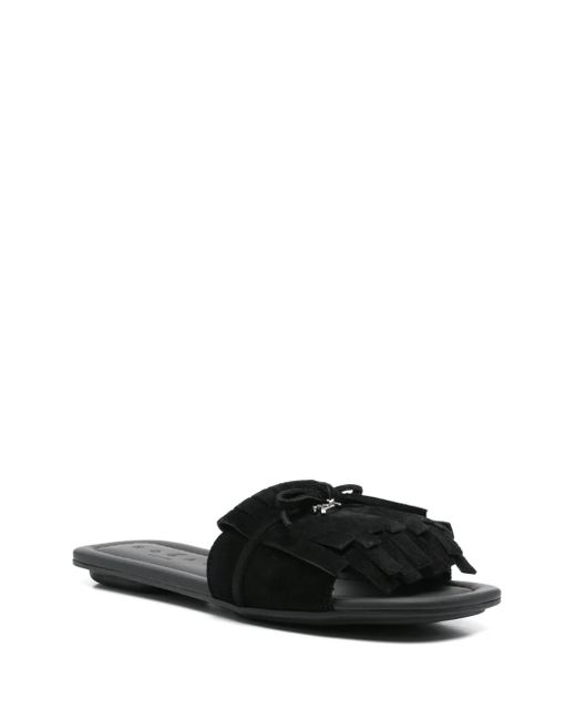 Hogan Black H685 Sandals