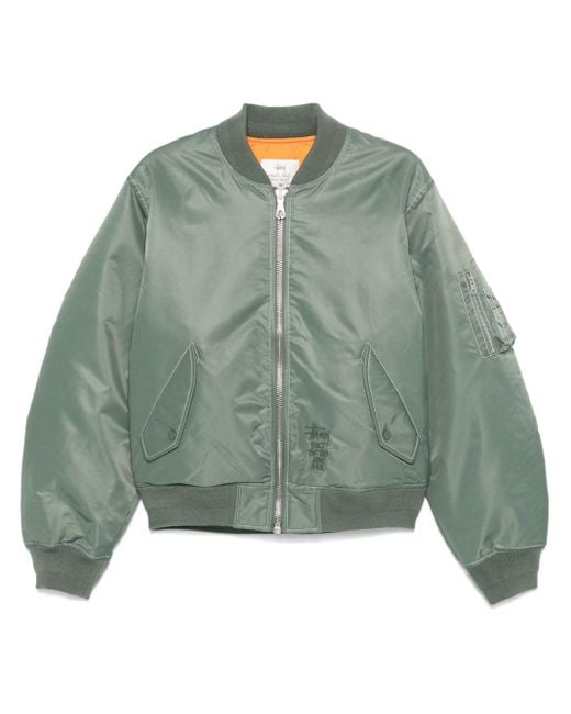 Stussy Built Bomberjack in het Green voor heren