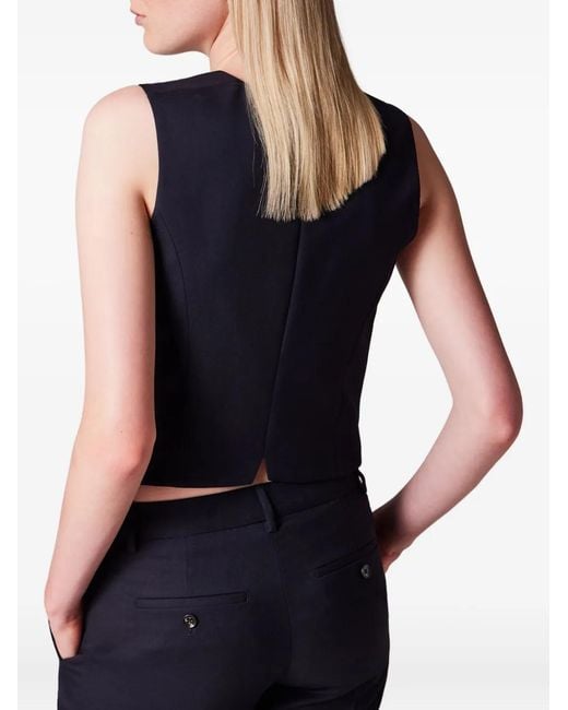 Paul Smith Blue Buttoned Waistcoat