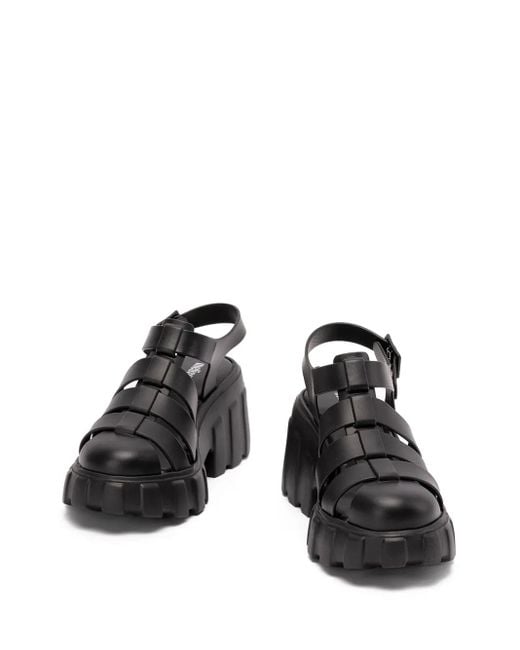 Melissa Black Buckled Sandals