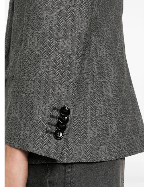 Gucci GGシェブロン ジャケット Black