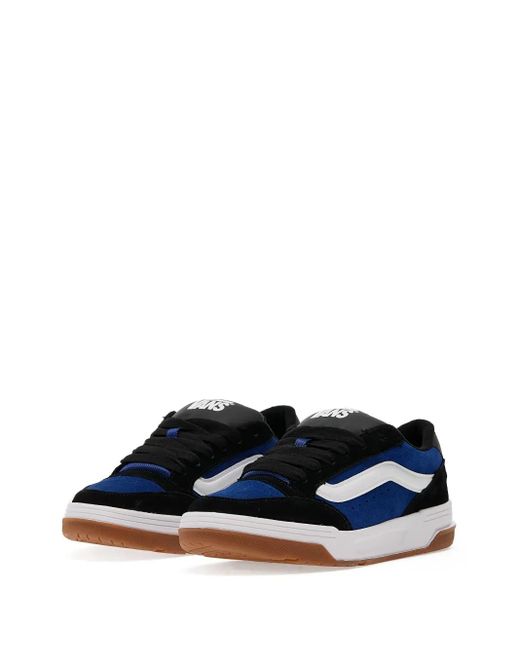 Vans Blue Hylane Suede-Panel Sneakers