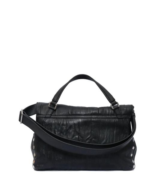 Zanellato Black Small Postina Cross-Body Bag