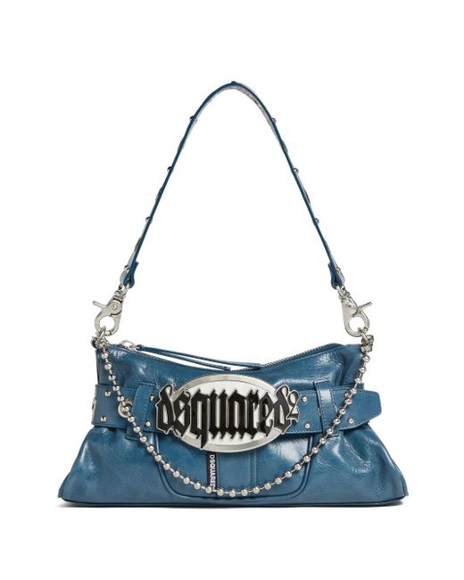 DSquared² Blue Gothic Shoulder Bag