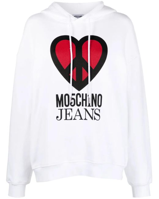 Moschino White Sweatshirt Clothing