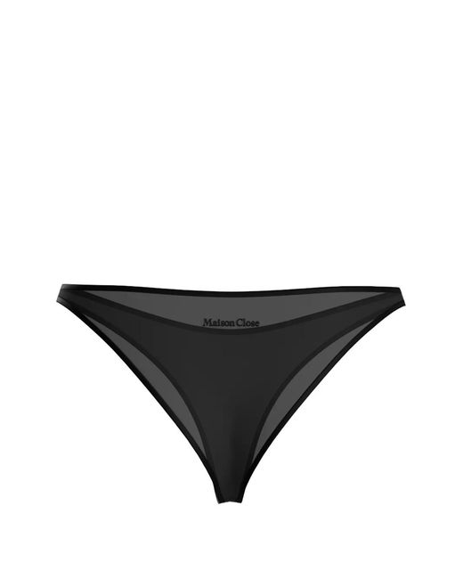 Maison Close La Parisienne String in het Black